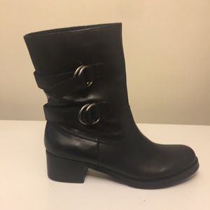 Black Buckle Boots